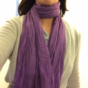 Purple and Teal Scarves